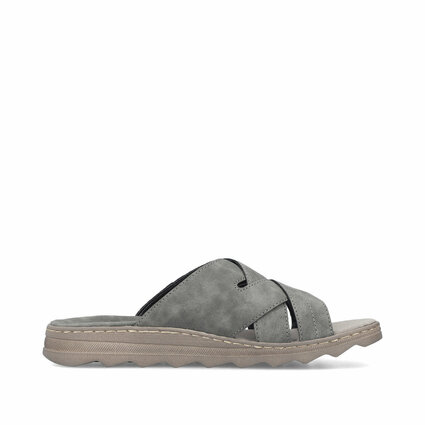 Pánske šľapky Rieker 21690-45 šedé