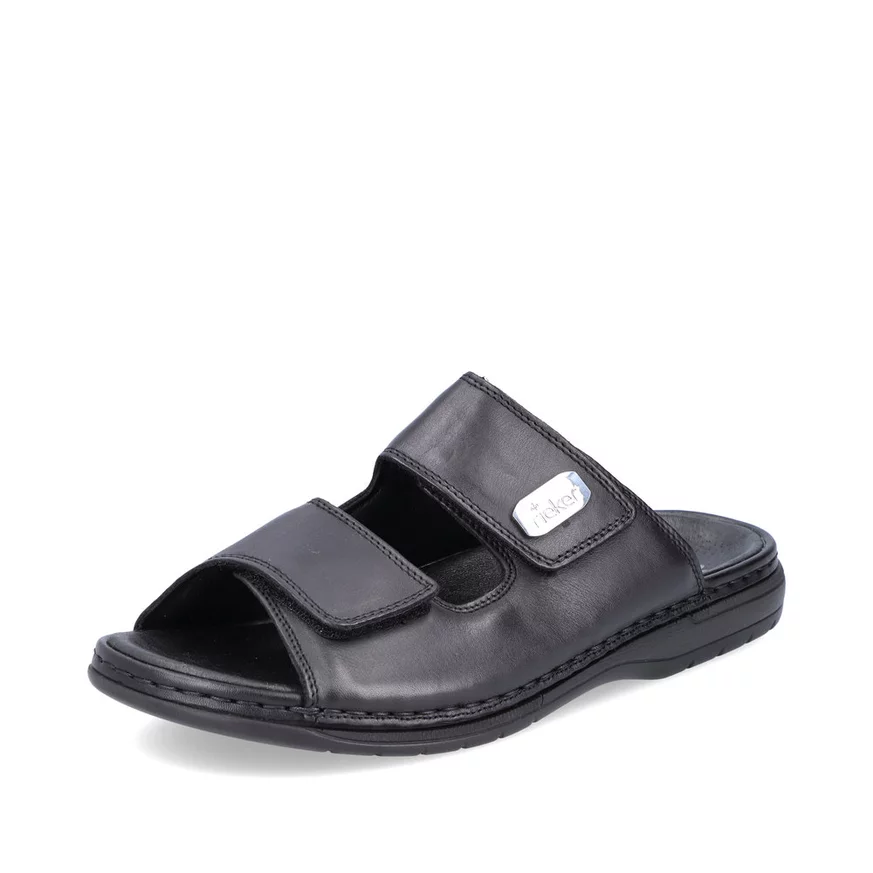 Pánske šľapky Rieker 25590-00 čierna