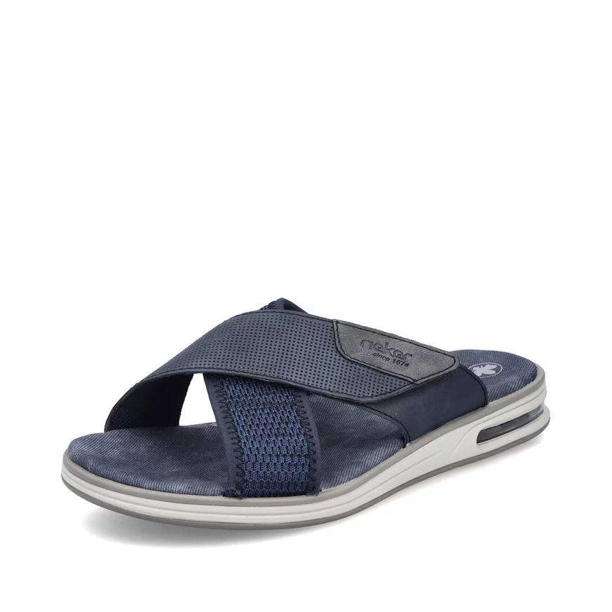 Pánske šľapky Rieker 29083-14 modré