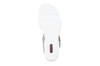 Sandále na platforme Rieker 67476-81 biele