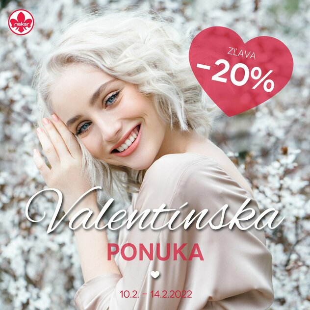 Valentínska ponuka: Zľavy až -20%