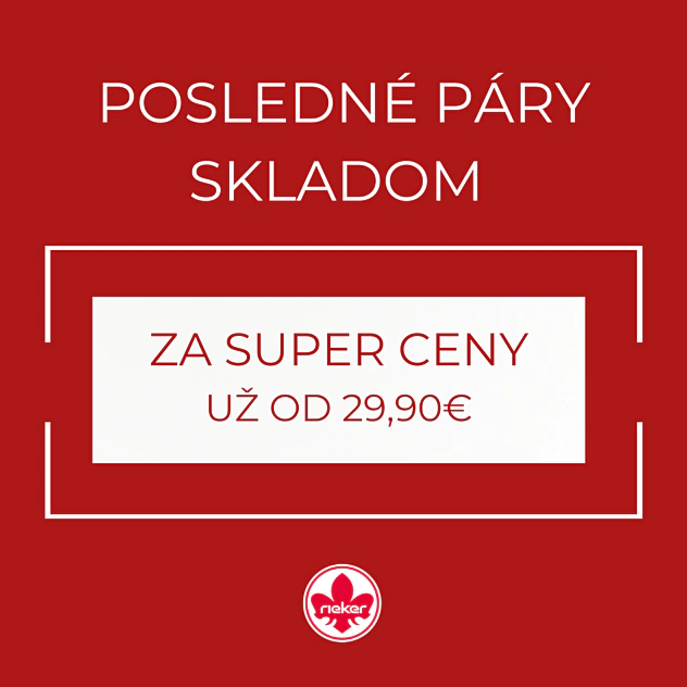 Výpredaj posledných párov Rieker: Pohodlie a štýl za výnimočnú cenu