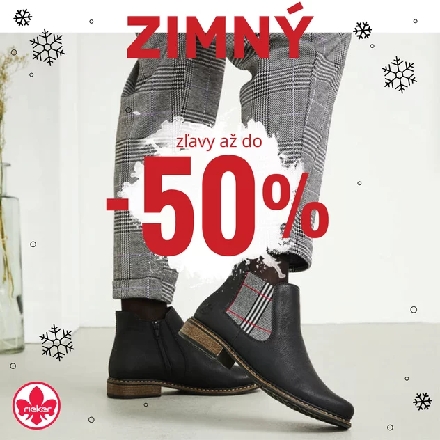 Zimný výpredaj až do -50%