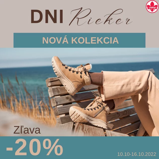 Zľavy -20% počas Dní Rieker aj v Októbri